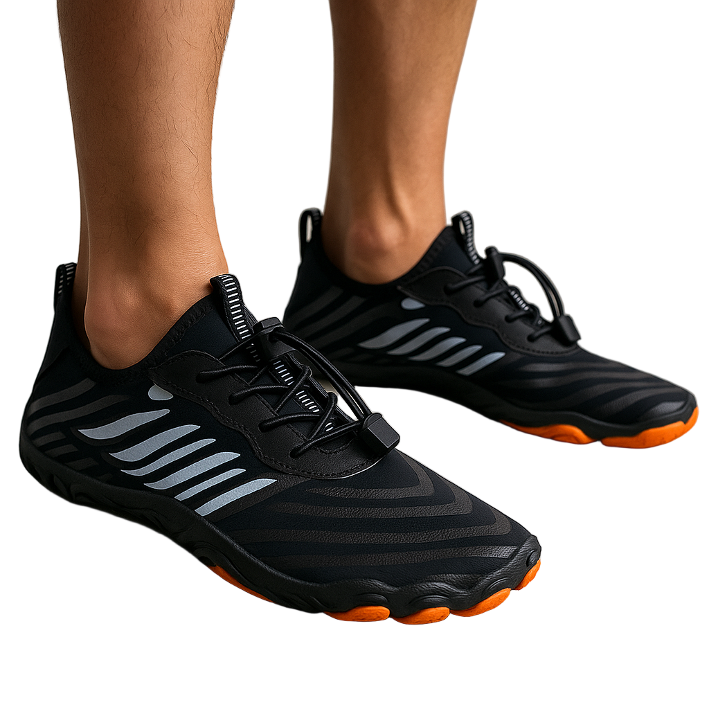 Unisex vannsko i mesh med elastisk lukking