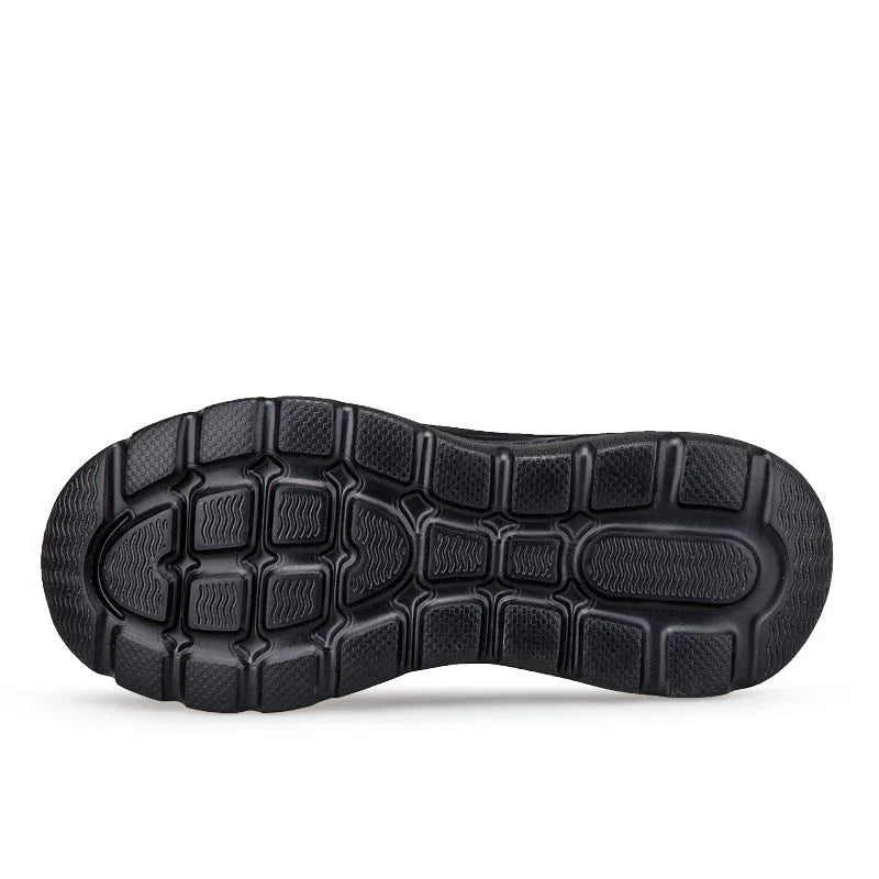 Slip-on sko unisex i strikket tekstil