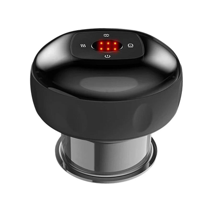 4-i-1 Massasjeapparat med Vakuum og Varme | Hjemmebruk for Hud & Avslapning