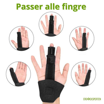 Fingerskinne med Håndleddsstøtte for Skadde og Ømme Fingre