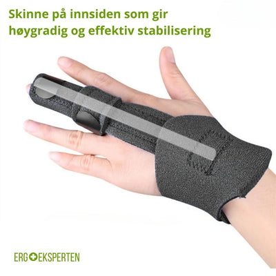 Fingerskinne med Håndleddsstøtte for Skadde og Ømme Fingre
