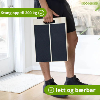 Justerbar Leneplate i Tre – For Strekking & Restitusjon