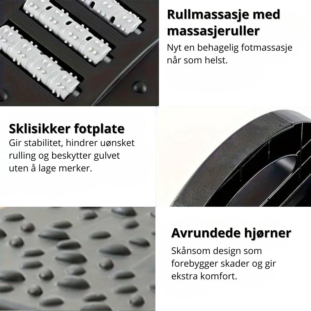 Ergonomisk fotstøtte for kontor og hjem – bedre holdning og komfort hele dagen