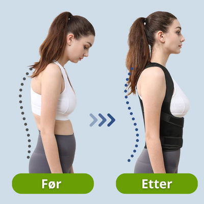 Ergonomisk Ryggstøtte for Holdning