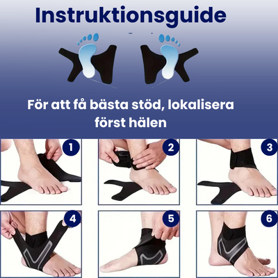 Elastisk ankelstøtte – Justerbar passform for en aktiv hverdag