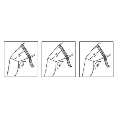 Ergonomisk knestøtte med behagelig passform for hverdag og trening