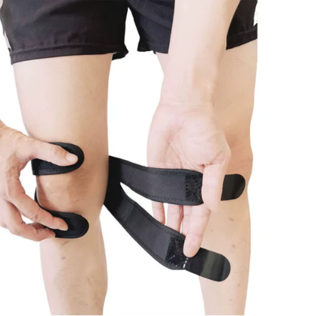Ergonomisk knestøtte med elastisk passform