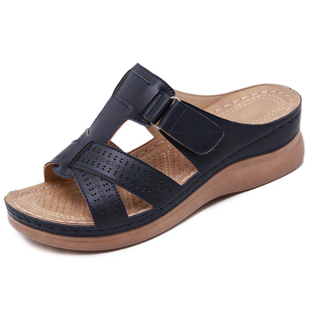 Ortopediske Slip-on Sandaler for Kvinner – Fotbue-støtte & Komfort