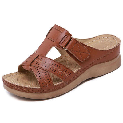 Ortopediske Slip-on Sandaler for Kvinner – Fotbue-støtte & Komfort