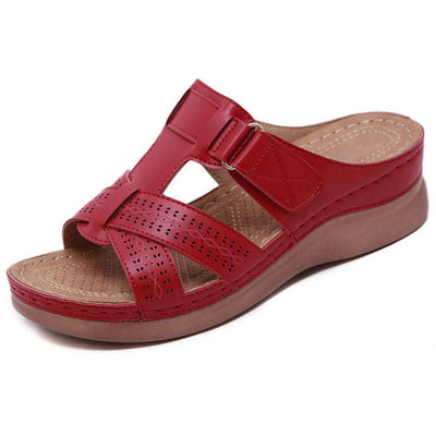 Ortopediske Slip-on Sandaler for Kvinner – Fotbue-støtte & Komfort