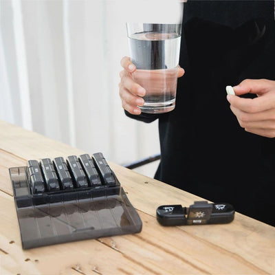 3x7‑dagars pillerbox – BPA‑fri, stora fack