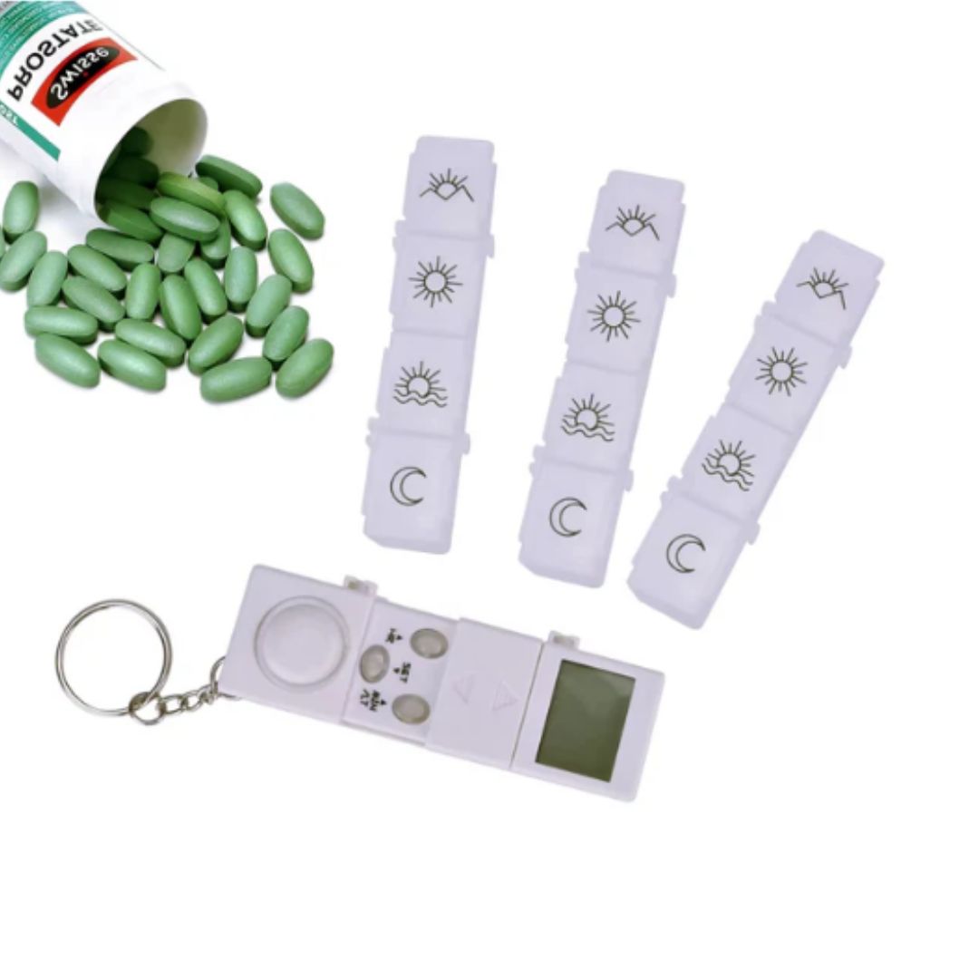 Smart pillerdosett med alarmfunktion