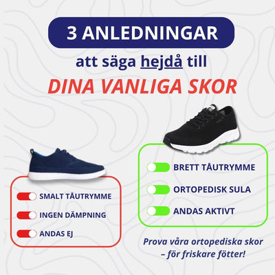 OrthoEase – ultralätta och ergonomiska smärtlindrande skor för maximal komfort