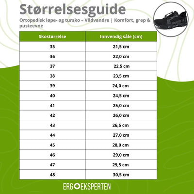 Ortopedisk løpe- og tursko – Vildvandre | Komfort, grep & pusteevne