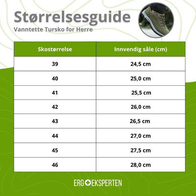 Vanntette Tursko for Herre – Komfort, Stabilitet & Slitesterk Design