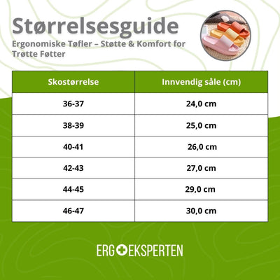 Ergonomiske Tøfler – Støtte & Komfort for Trøtte Føtter