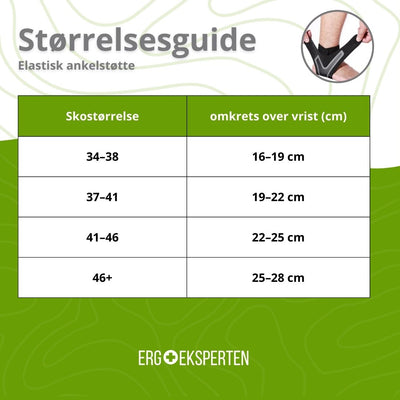 Elastisk ankelstøtte – Justerbar passform for en aktiv hverdag
