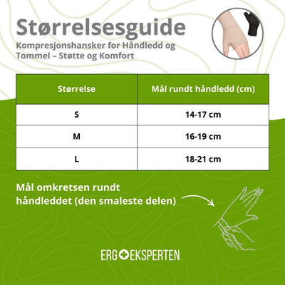 Kompresjonshansker for Håndledd og Tommel – Støtte og Komfort