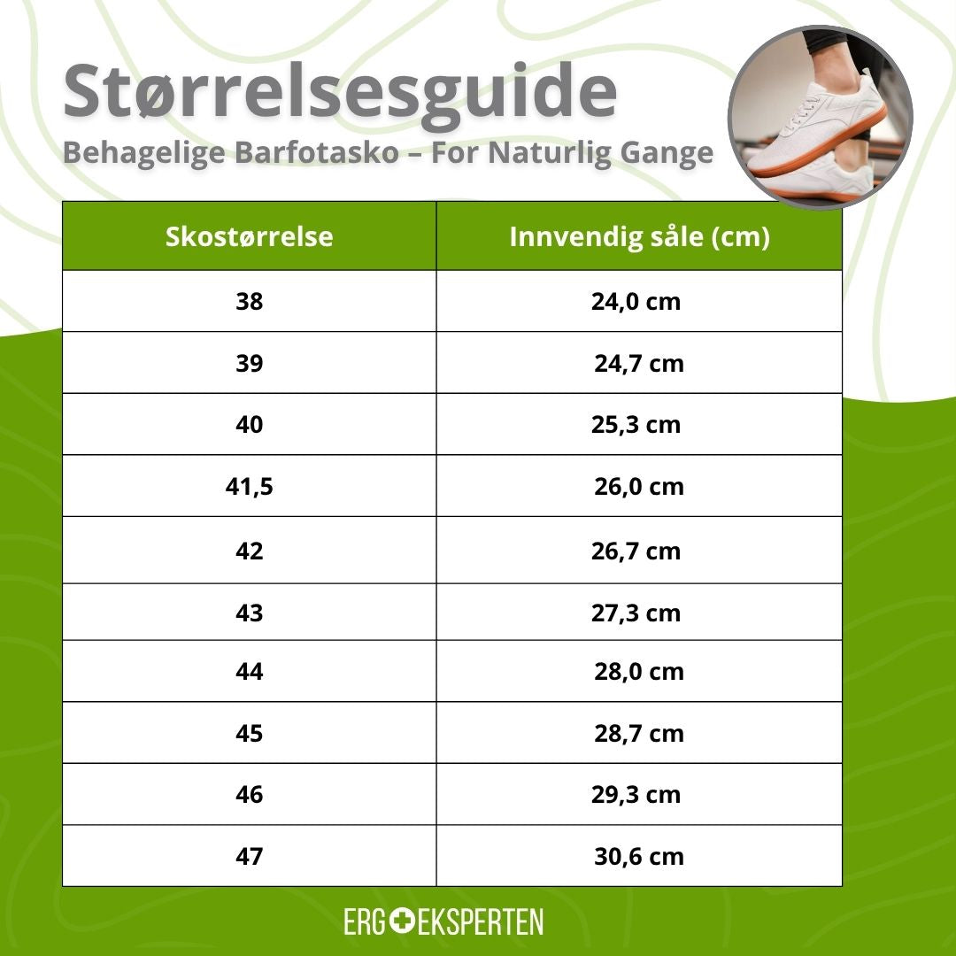 Behagelige Barfotasko – For Naturlig Gange & Sterkere Føtter, Unisex Design