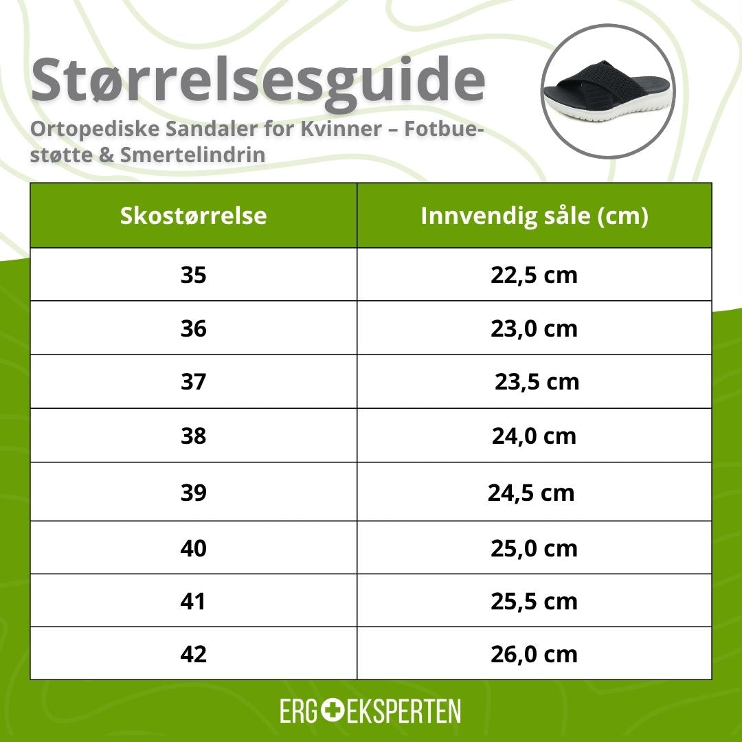 Ortopediske Sandaler for Kvinner – Fotbue-støtte & Smertelindring