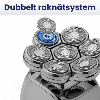 Elektrisk Hårfjerningsapparat 7D – Alt-i-Ét Barbering