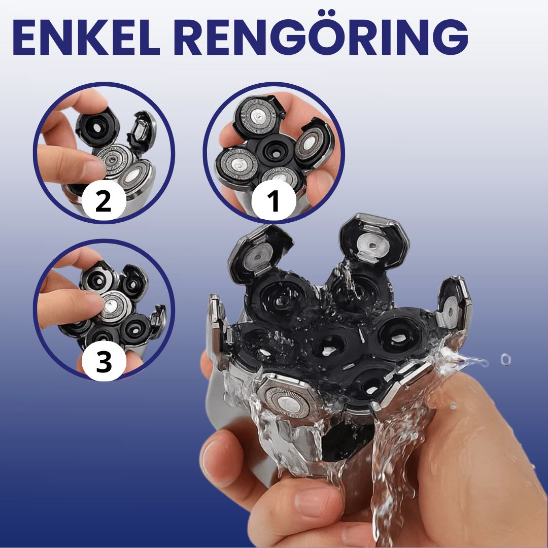 Elektrisk Hårfjerningsapparat 7D – Alt-i-Ét Barbering