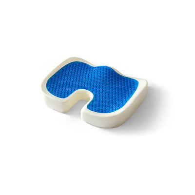 Ortopedisk sittepute med memory foam og kjølende gel