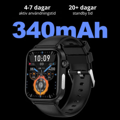 Smartklocka med Blodsockermätning & Fallarm – GlucoWatch 02