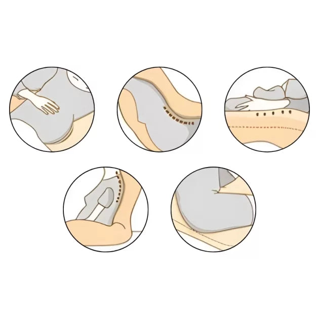 U-formet gravidpute – ergonomisk & formbar