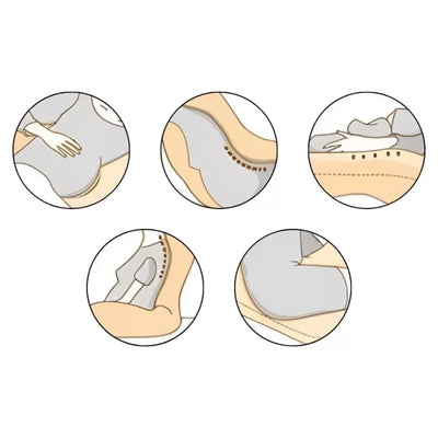 U-formet gravidpute – ergonomisk & formbar