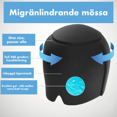 Kjølehette med avkjølende gel – for hode og ansikt